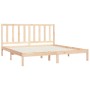Estructura de cama de madera maciza de pino 200x200 cm de vidaXL, Camas y somieres - Ref: Foro24-3105180, Precio: 123,86 €, D...