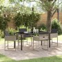 Conjunto de Comedor de Jardín 5 pcs Gris Claro ratán sintético en Sillas de jardín | Comprar online en Foru.es