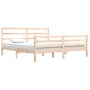 Estructura de cama de madera maciza de pino 200x200 cm de vidaXL, Camas y somieres - Ref: Foro24-3105026, Precio: 135,81 €, D...