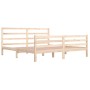 Estructura de cama de madera maciza de pino 200x200 cm de vidaXL, Camas y somieres - Ref: Foro24-3105026, Precio: 135,81 €, D...