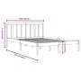 Estructura de cama madera maciza de pino 120x200 cm de vidaXL, Camas y somieres - Ref: Foro24-3105066, Precio: 110,98 €, Desc...
