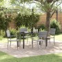 Conjunto de Comedor de Jardín 5 pcs Gris ratán sintético en Sillas de jardín | Comprar online en Foru.es