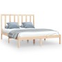 Estructura de cama madera maciza de pino 120x200 cm de vidaXL, Camas y somieres - Ref: Foro24-3105155, Precio: 107,82 €, Desc...
