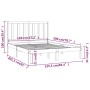 Estructura de cama madera maciza de pino 120x200 cm de vidaXL, Camas y somieres - Ref: Foro24-3105155, Precio: 107,82 €, Desc...