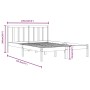 Estructura de cama madera maciza de pino 120x190 cm de vidaXL, Camas y somieres - Ref: Foro24-3105106, Precio: 115,65 €, Desc...