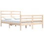 Estructura de cama madera maciza de pino 140x200 cm de vidaXL, Camas y somieres - Ref: Foro24-3105006, Precio: 114,73 €, Desc...