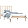 Estructura de cama madera maciza de pino 90x200 cm de vidaXL, Camas y somieres - Ref: Foro24-3105145, Precio: 79,00 €, Descue...