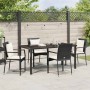 Conjunto de Comedor de Jardín 5 pcs Negro ratán sintético en Conjuntos de jardín | Comprar online en Foru.es