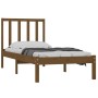 Estructura de cama madera maciza pino marrón miel 100x200 cm de vidaXL, Camas y somieres - Ref: Foro24-3105064, Precio: 100,6...