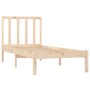 Estructura de cama madera maciza de pino 100x200 cm de vidaXL, Camas y somieres - Ref: Foro24-3105061, Precio: 85,61 €, Descu...