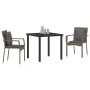 Conjunto de Comedor de Jardín 3 pcs Gris ratán sintético en Conjuntos de jardín | Comprar online en Foru.es