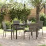 Conjunto de Comedor de Jardín 5 pcs Gris ratán sintético en Conjuntos de jardín | Comprar online en Foru.es