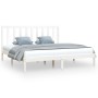 Estructura de cama madera maciza de pino blanco 200x200 cm de vidaXL, Camas y somieres - Ref: Foro24-3105181, Precio: 134,53 ...