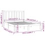 Estructura de cama madera maciza de pino 120x190 cm de vidaXL, Camas y somieres - Ref: Foro24-3105130, Precio: 111,26 €, Desc...