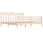 Estructura de cama de madera maciza 200x200 cm de vidaXL, Camas y somieres - Ref: Foro24-3105335, Precio: 144,07 €, Descuento: %