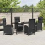 Conjunto de Comedor de Jardín 5 pcs Negro ratán sintético en Sillas de jardín | Comprar online en Foru.es