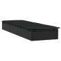 Tumbonas 2 uds con mesita ratán sintético negro de vidaXL, Tumbonas - Ref: Foro24-319636, Precio: 302,17 €, Descuento: %