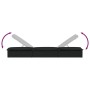 Tumbonas 2 uds con mesita ratán sintético negro de vidaXL, Tumbonas - Ref: Foro24-319636, Precio: 302,17 €, Descuento: %