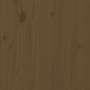 Estructura de cama madera maciza de pino marrón miel 200x200 cm de vidaXL, Camas y somieres - Ref: Foro24-3105338, Precio: 17...