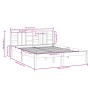Estructura de cama de madera maciza blanca 140x190 cm de vidaXL, Camas y somieres - Ref: Foro24-3105386, Precio: 124,03 €, De...