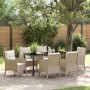Conjunto de Comedor de Jardín 7 pcs Beige ratán sintético en Sillas de jardín | Comprar online en Foru.es