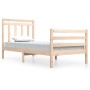 Estructura de cama madera maciza 90x200 cm de vidaXL, Camas y somieres - Ref: Foro24-3105300, Precio: 91,85 €, Descuento: %