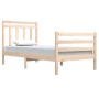 Estructura de cama madera maciza 90x200 cm de vidaXL, Camas y somieres - Ref: Foro24-3105300, Precio: 91,85 €, Descuento: %