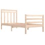 Estructura de cama madera maciza 90x200 cm de vidaXL, Camas y somieres - Ref: Foro24-3105300, Precio: 91,85 €, Descuento: %