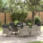 Conjunto de Comedor de Jardín 7 pcs Gris Claro ratán sintético en Sillas de jardín | Comprar online en Foru.es