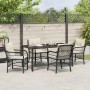 Conjunto de Comedor de Jardín 5 pcs Negro ratán sintético en Sillas de jardín | Comprar online en Foru.es