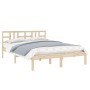 Estructura de cama de madera maciza de pino 120x200 cm de vidaXL, Camas y somieres - Ref: Foro24-3105400, Precio: 108,78 €, D...