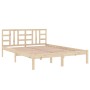 Estructura de cama de madera maciza de pino 120x200 cm de vidaXL, Camas y somieres - Ref: Foro24-3105400, Precio: 108,78 €, D...