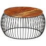 Mesa de centro de madera maciza reciclada Ø68 cm en Mesas de centro | Comprar online en Foru.es