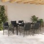 Conjunto de Comedor de Jardín 7 pcs Gris ratán sintético en Sillas de jardín | Comprar online en Foru.es