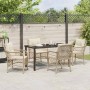 Conjunto de Comedor de Jardín 5 pcs Beige ratán sintético en Sillas de jardín | Comprar online en Foru.es