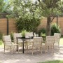 Conjunto de Comedor de Jardín 7 pcs Beige ratán sintético en Sillas de jardín | Comprar online en Foru.es