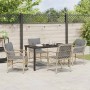 Conjunto de Comedor de Jardín 5 pcs Beige ratán sintético en Sillas de jardín | Comprar online en Foru.es