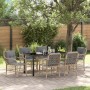 Conjunto de Comedor de Jardín 7 pcs Beige ratán sintético en Sillas de jardín | Comprar online en Foru.es