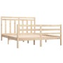 Estructura de cama madera maciza 120x190 cm de vidaXL, Camas y somieres - Ref: Foro24-3105285, Precio: 119,79 €, Descuento: %