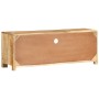 Mueble para TV de madera maciza de mango rugosa 110x30x40 cm en Muebles TV | Comprar online en Foru.es