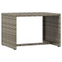 Tumbonas 2 uds con mesita ratán sintético gris de vidaXL, Tumbonas - Ref: Foro24-319635, Precio: 289,90 €, Descuento: %