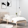 Estructura de cama dmadera maciza de pino 90x200 cm de vidaXL, Camas y somieres - Ref: Foro24-3105390, Precio: 81,01 €, Descu...