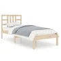 Estructura de cama dmadera maciza de pino 90x200 cm de vidaXL, Camas y somieres - Ref: Foro24-3105390, Precio: 80,01 €, Descu...