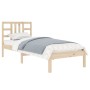 Estructura de cama dmadera maciza de pino 90x200 cm de vidaXL, Camas y somieres - Ref: Foro24-3105390, Precio: 81,01 €, Descu...