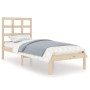 Estructura de cama madera maciza 100x200 cm de vidaXL, Camas y somieres - Ref: Foro24-3105460, Precio: 90,12 €, Descuento: %