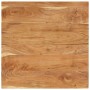 Mesa de centro de madera maciza de acacia 80x80x40 cm en Mesas de centro | Comprar online en Foru.es