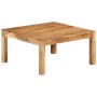 Mesa de centro de madera maciza de acacia 80x80x40 cm en Mesas de centro | Comprar online en Foru.es