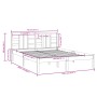 Estructura de cama madera maciza blanca King Size 150x200 cm de vidaXL, Camas y somieres - Ref: Foro24-3105411, Precio: 140,2...