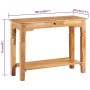 Mesa consola de madera maciza de acacia 100x40x76 cm en Mesas auxiliares | Comprar online en Foru.es
