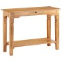 Mesa consola de madera maciza de acacia 100x40x76 cm en Mesas auxiliares | Comprar online en Foru.es